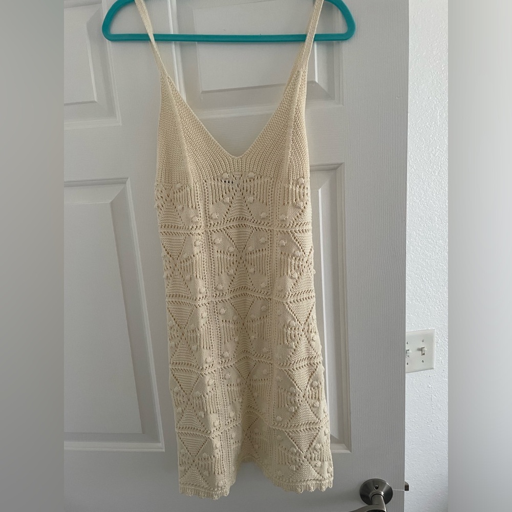 RedBerry Crochet Mini Dress